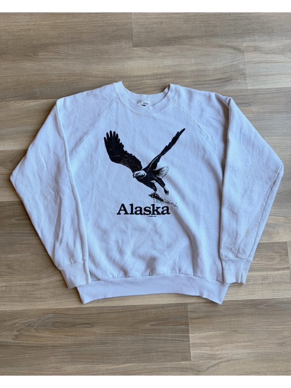 Vintage USA Made 1995 Alaska Eagle Graphic Sweatshirt